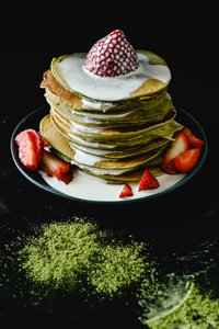 Matcha Pfannkuchen / Matcha Pancakes
